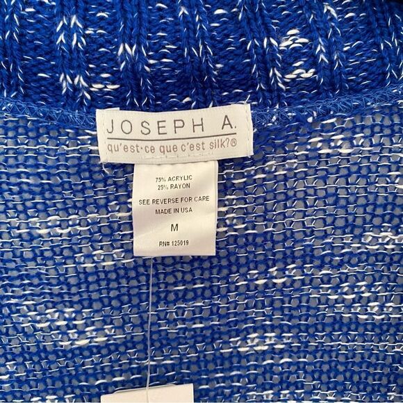 Joseph A Women’s Open Front Long Sleeve Knit Cardigan size M - Picture 2 of 3